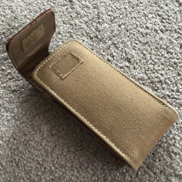 Rosetti - Small tan canvas carrying case with Velcro closure - Picture 4 of 6